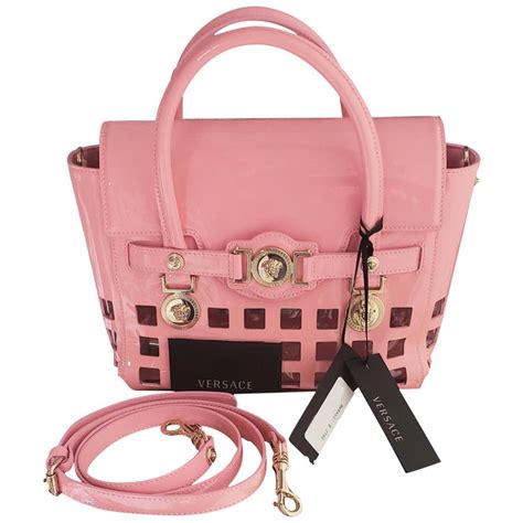 scarpe simil versace|versace pink shopping bag.